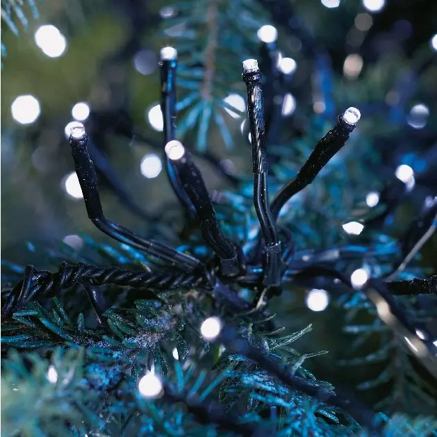 Guirlande lumineuse Durawise à piles 2 m Blanc froid 192 LED Grappe CN 1