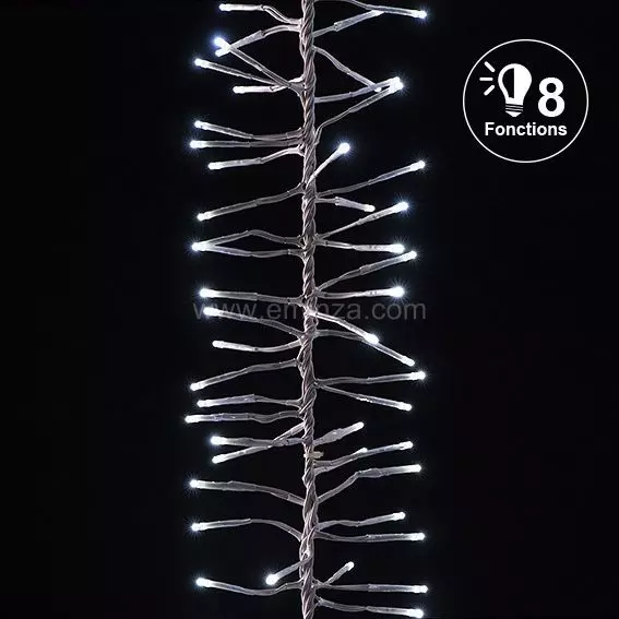 Grappe lumineuse 448 LED Blanc chaud 3 m 1