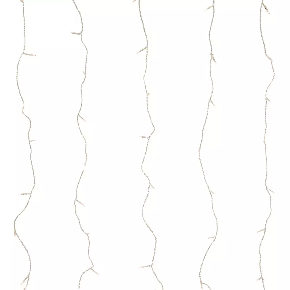 Cortinas de luces para balcón L5 m Blanco cálido 800 LED 1