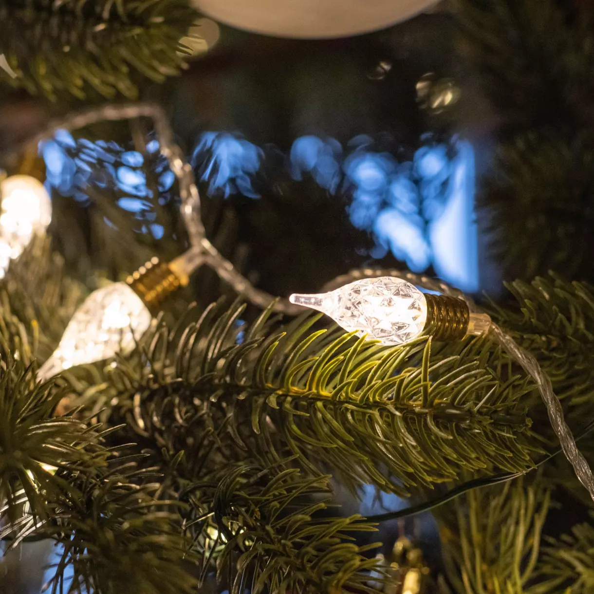 Luces de Navidad Vintage CT 12 m Blanco cálido 1