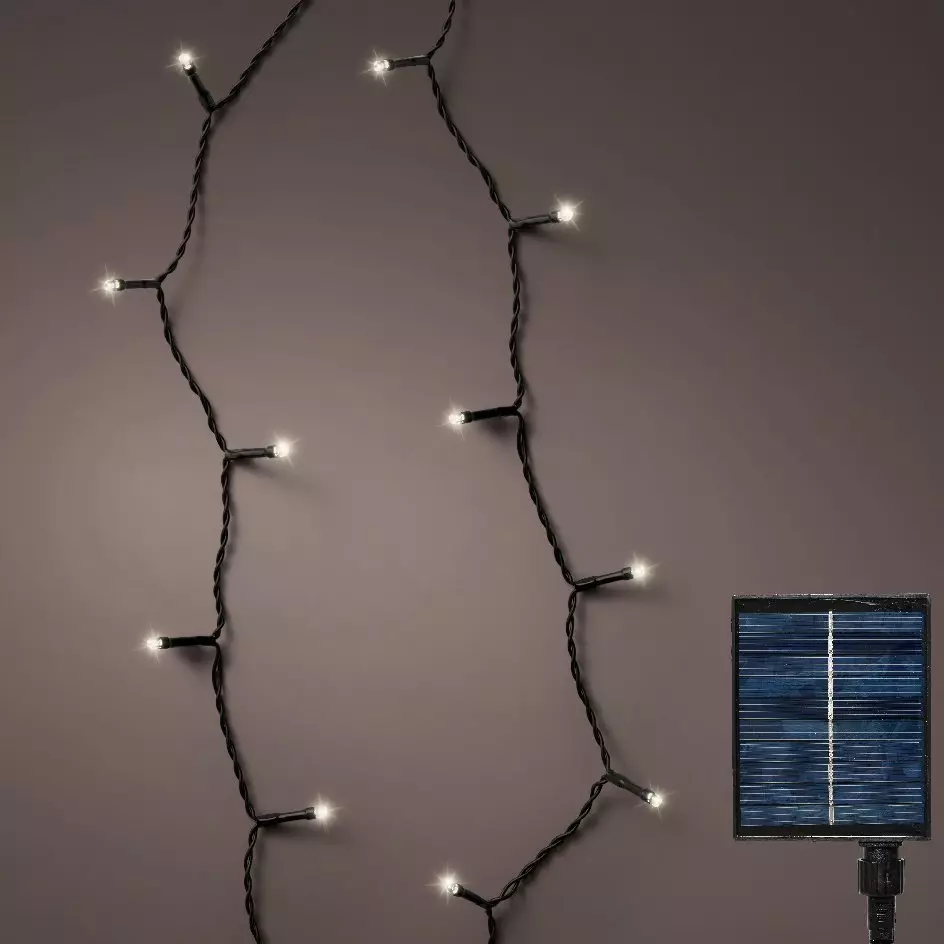 Guirlande lumineuse Solaire 27 m Blanc froid 360 LED 1