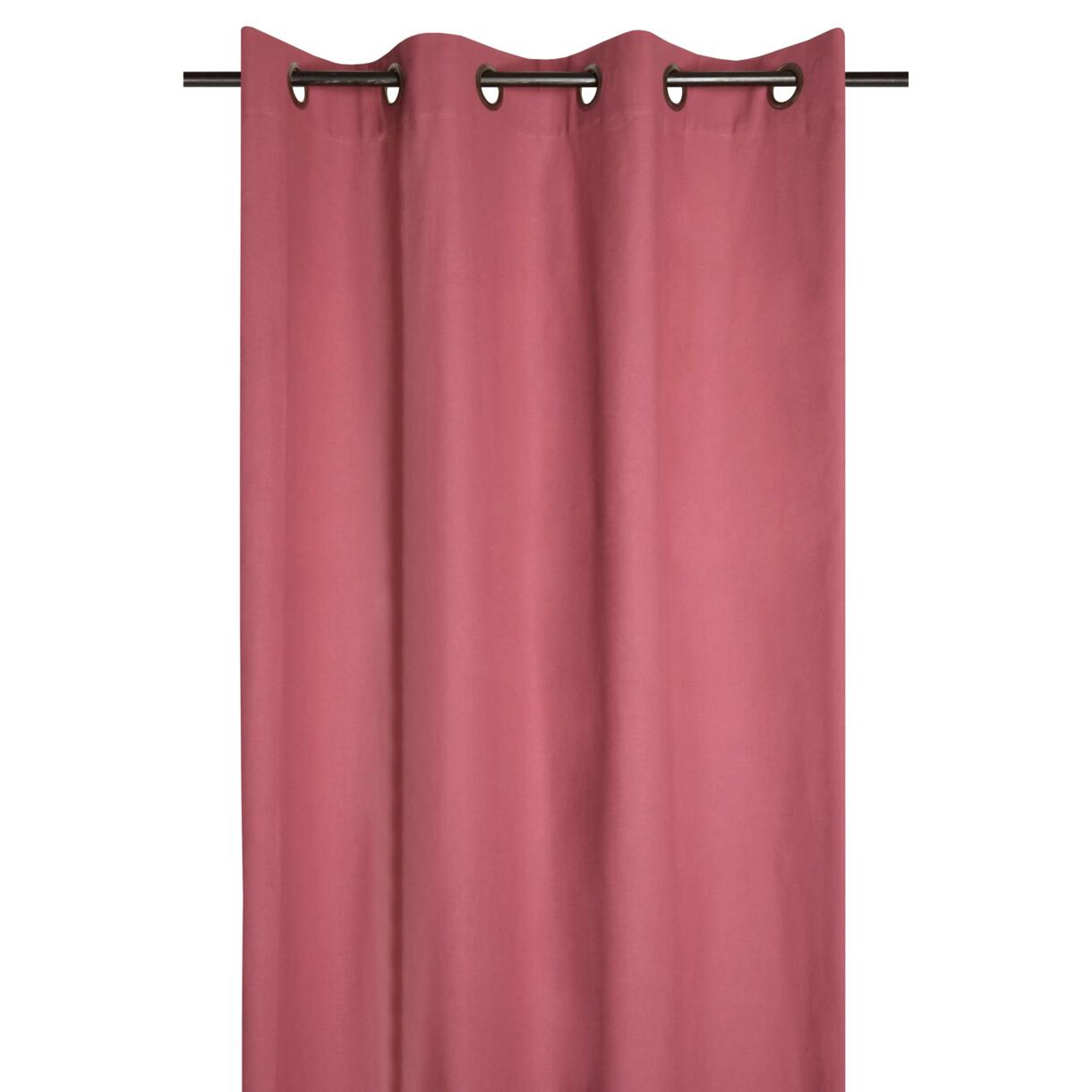 Vorhang aus Baumwolle (135 x 240 cm) Duo Violett
