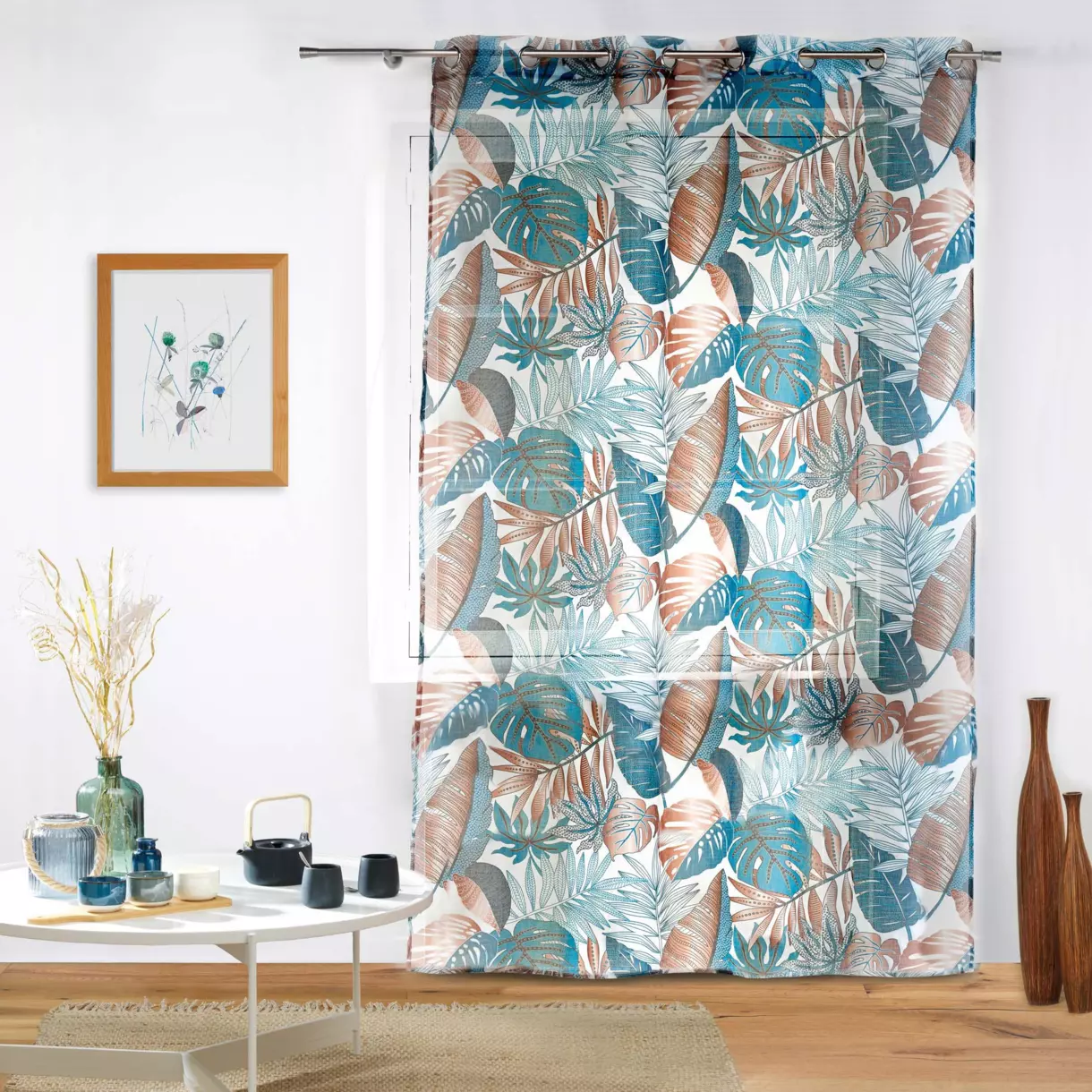 Visillo (140 x 240 cm) Alianor Verde 1