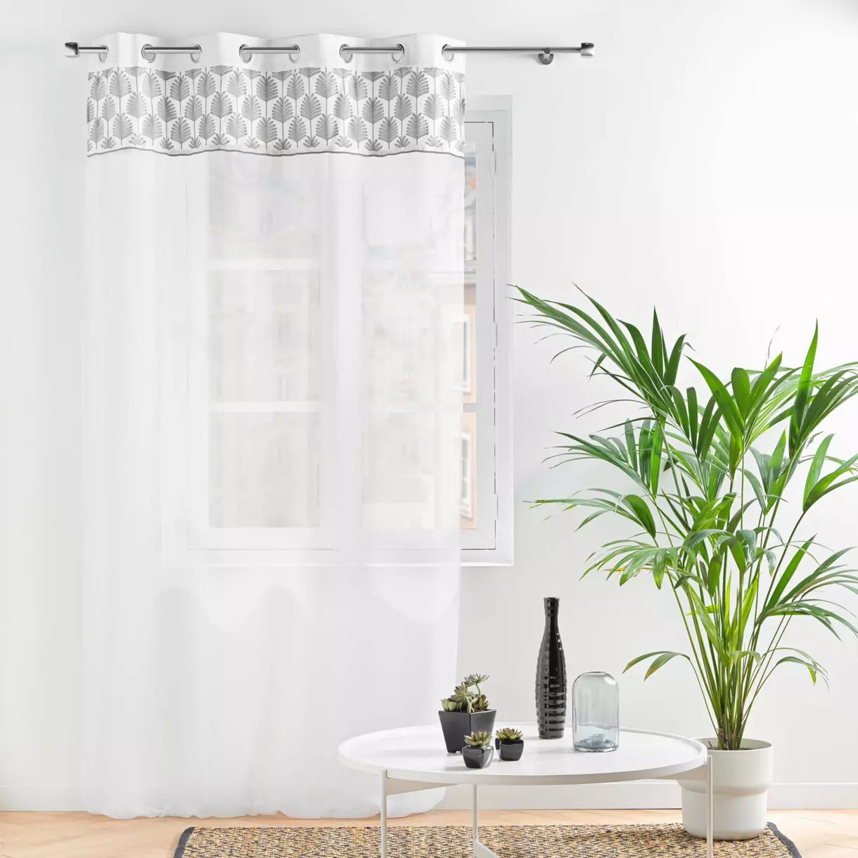 Visillo (140 x 240 cm) Kasita Blanco