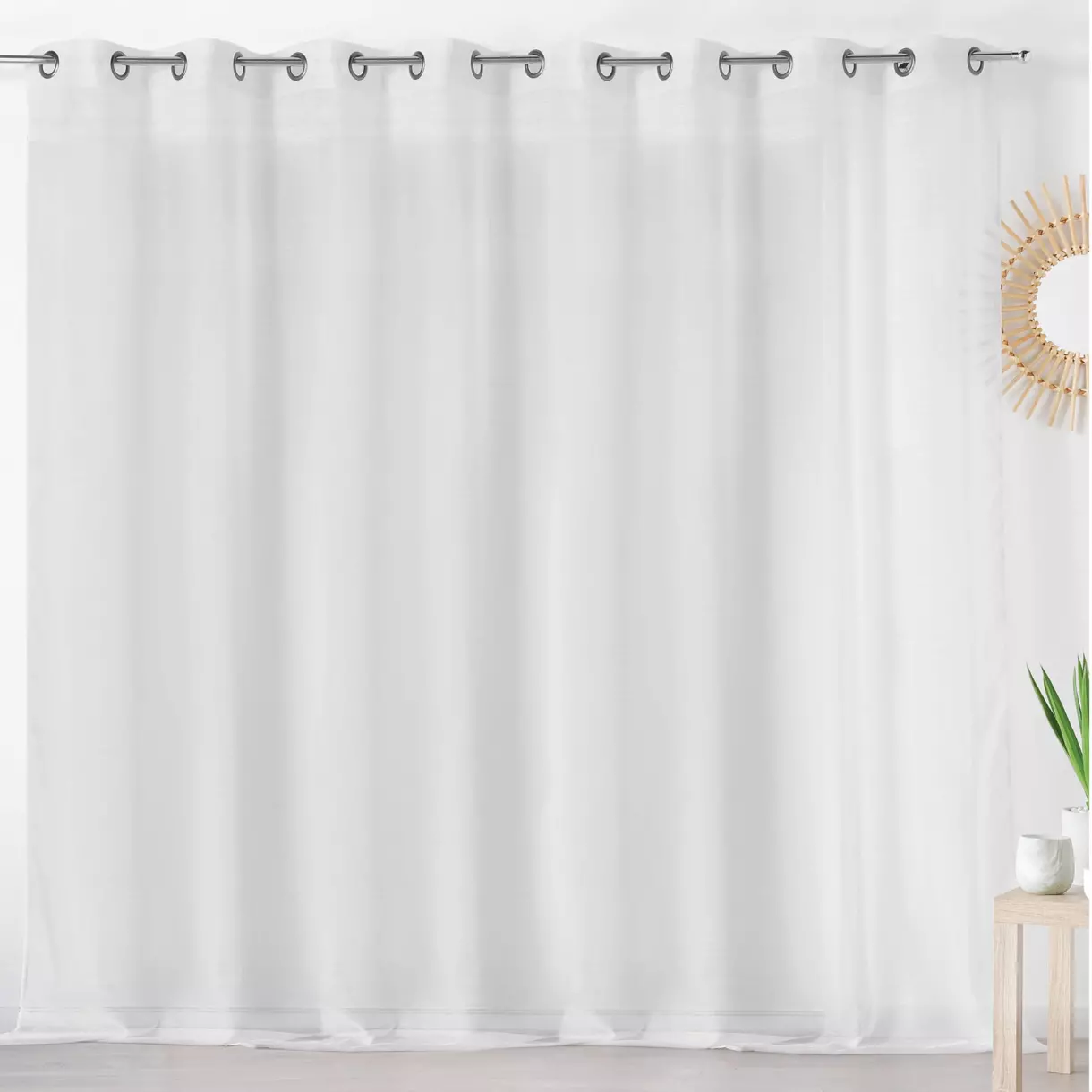 Visillo (300 x 280 cm) Givrée Blanco