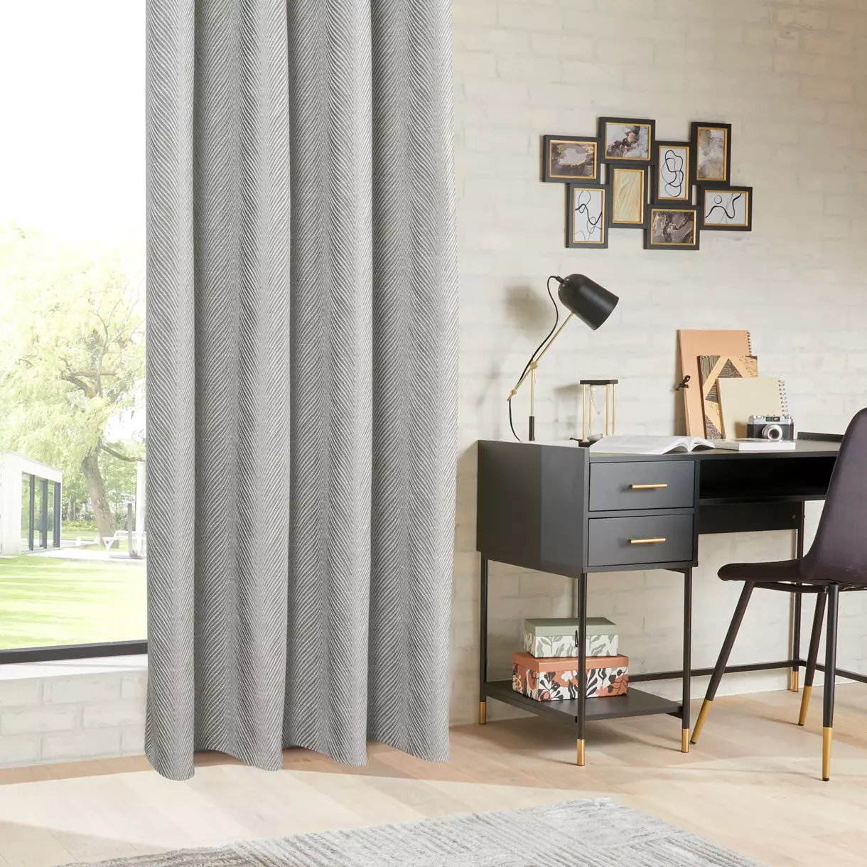 Cortina opaca (140 x 260 cm) Dana Beige