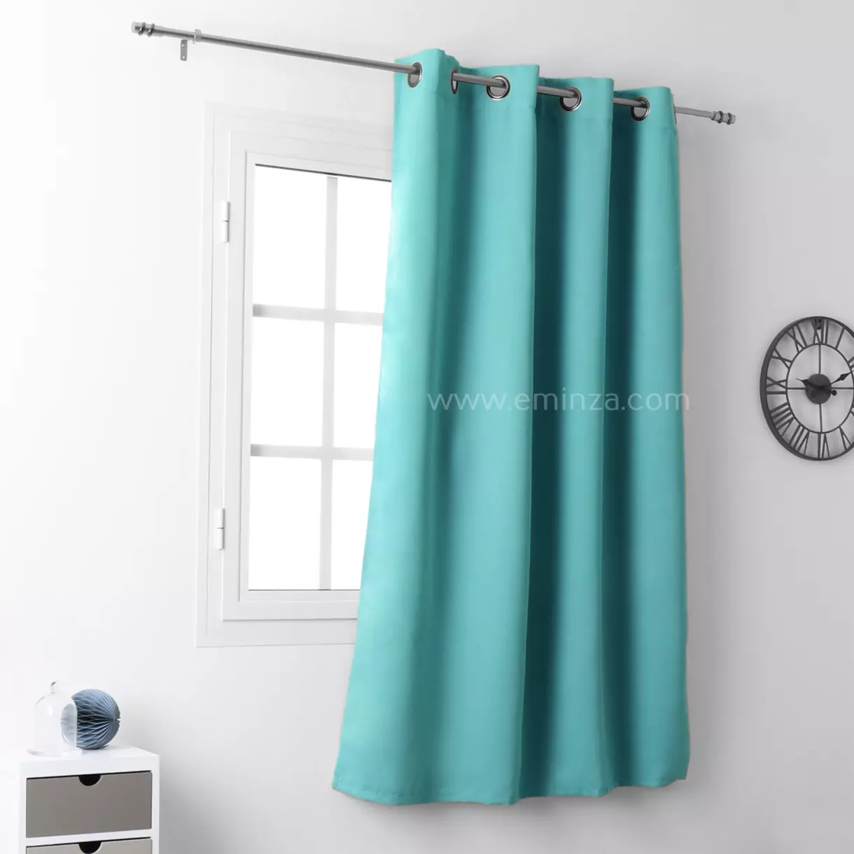 Rideau occultant (135 x H180 cm) Notte Vert celadon 1