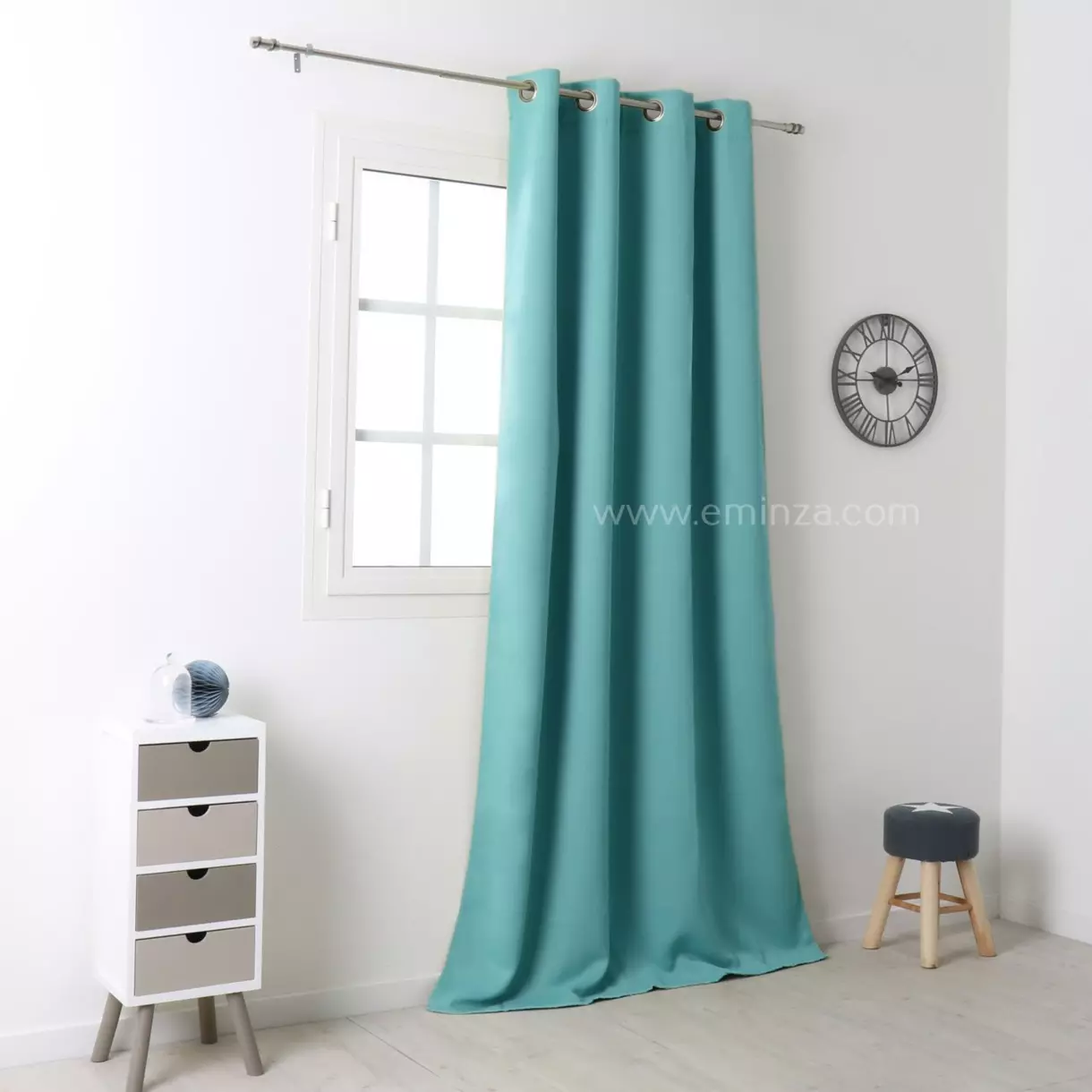Rideau occultant (140 x H280 cm) Notte Vert celadon 1