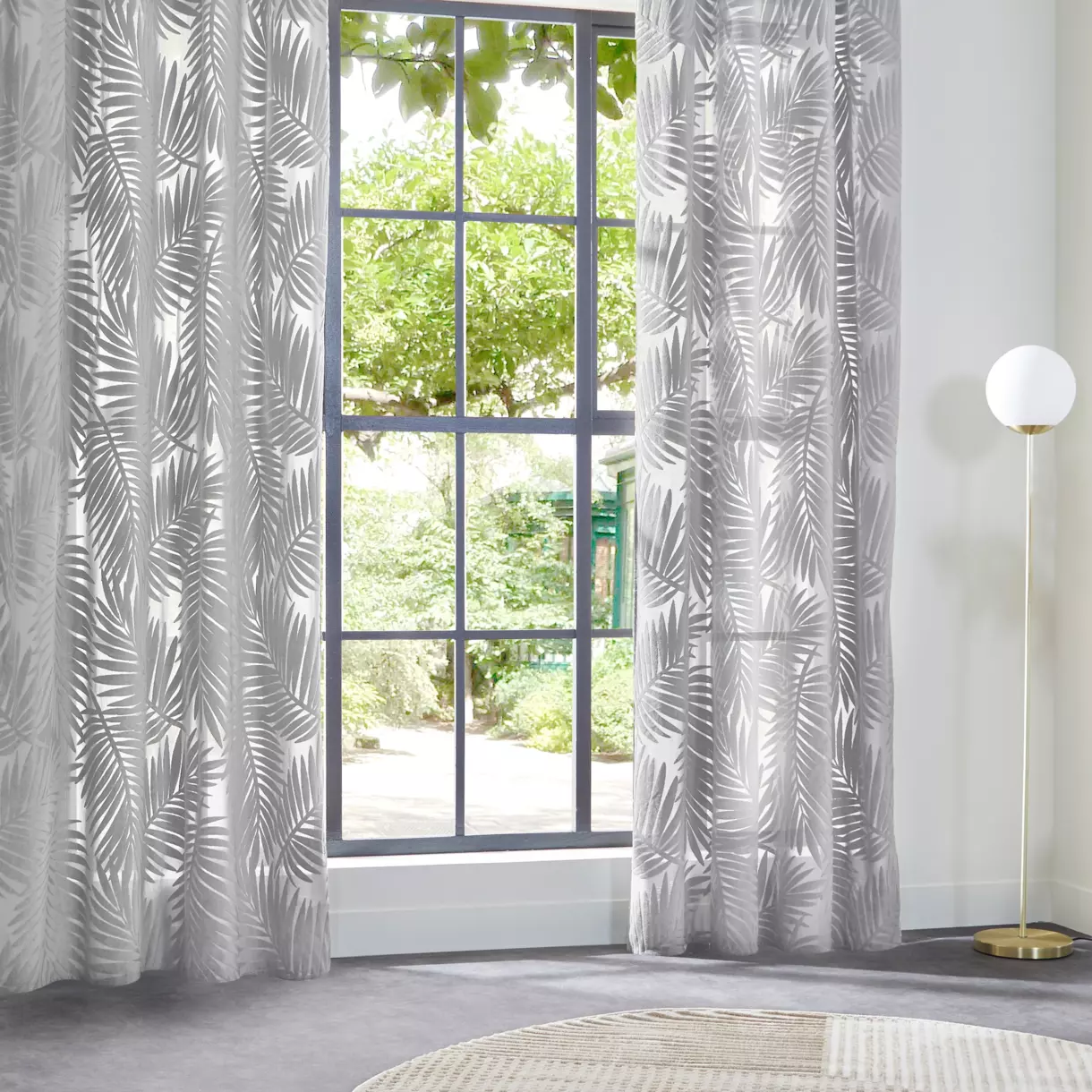 Rideau (140 x 260 cm) Bela Gris clair 1