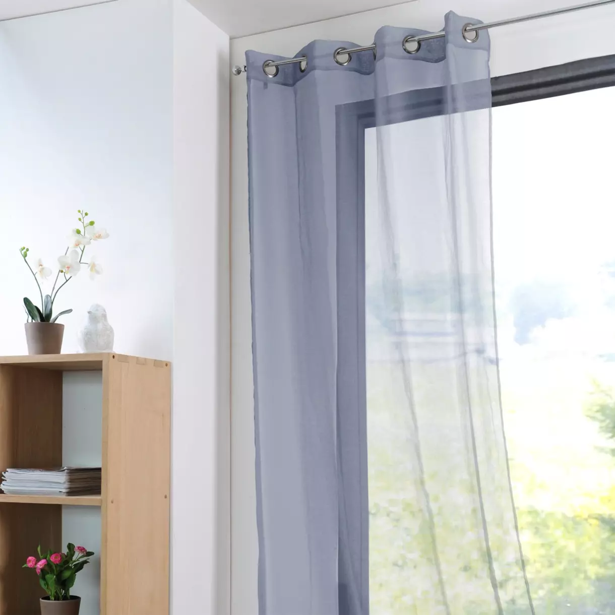 Voilage (135 x 260 cm) Monna Bleu denim 1