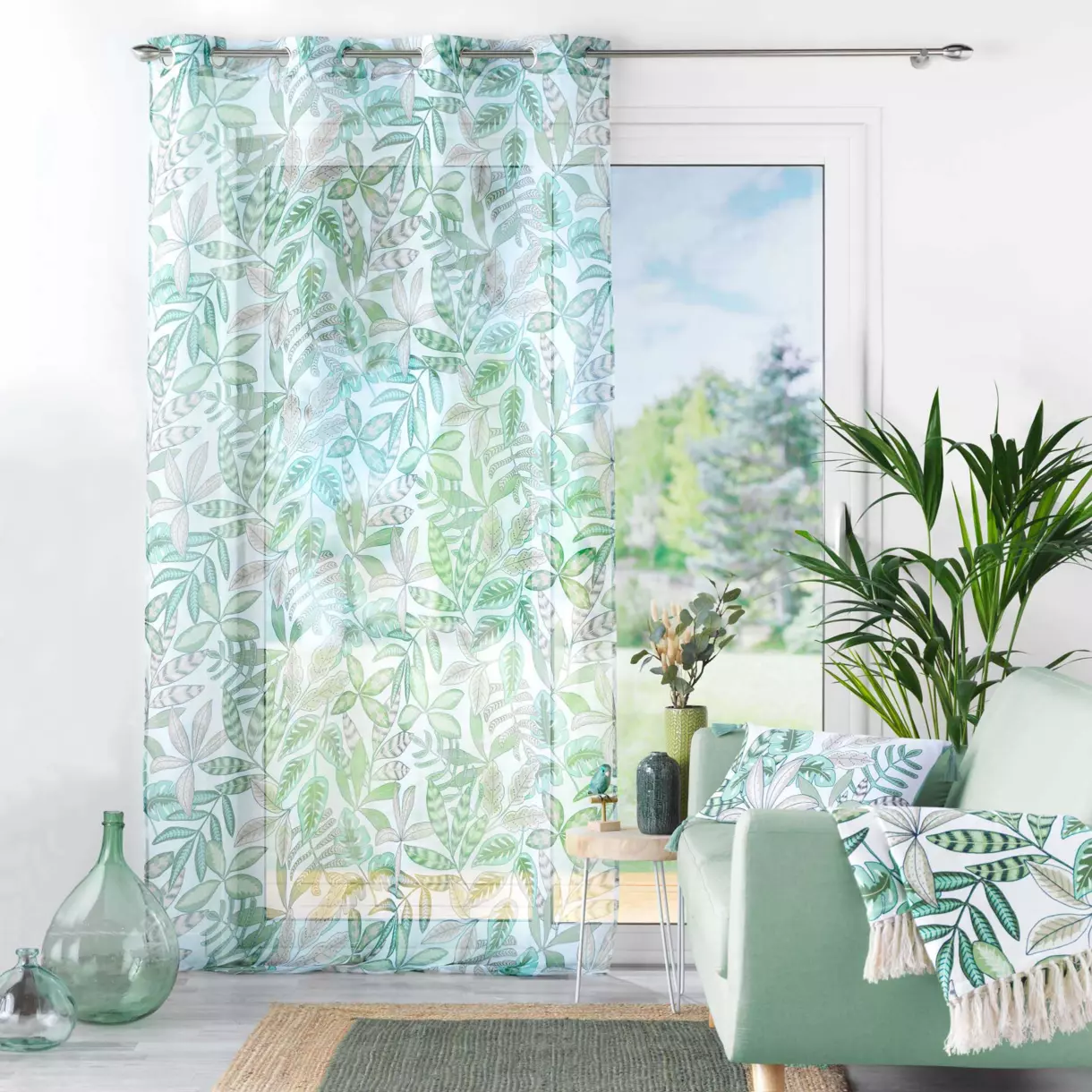 Voilage (140 x 240 cm) Beautaline Vert 1