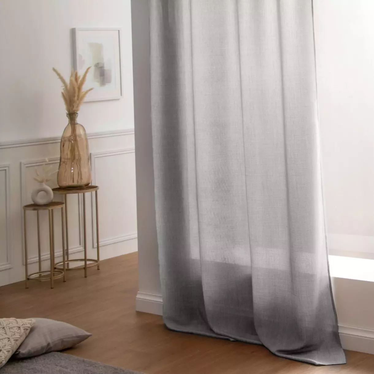 Rideau (140 x H260 cm) Béa Taupe 1