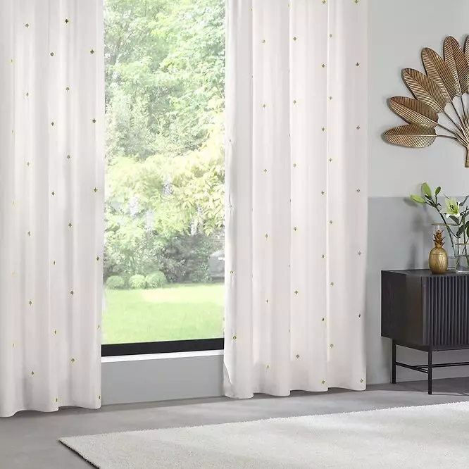 Cortina semi opaca (140 X 260 cm) Arti Marfil 1