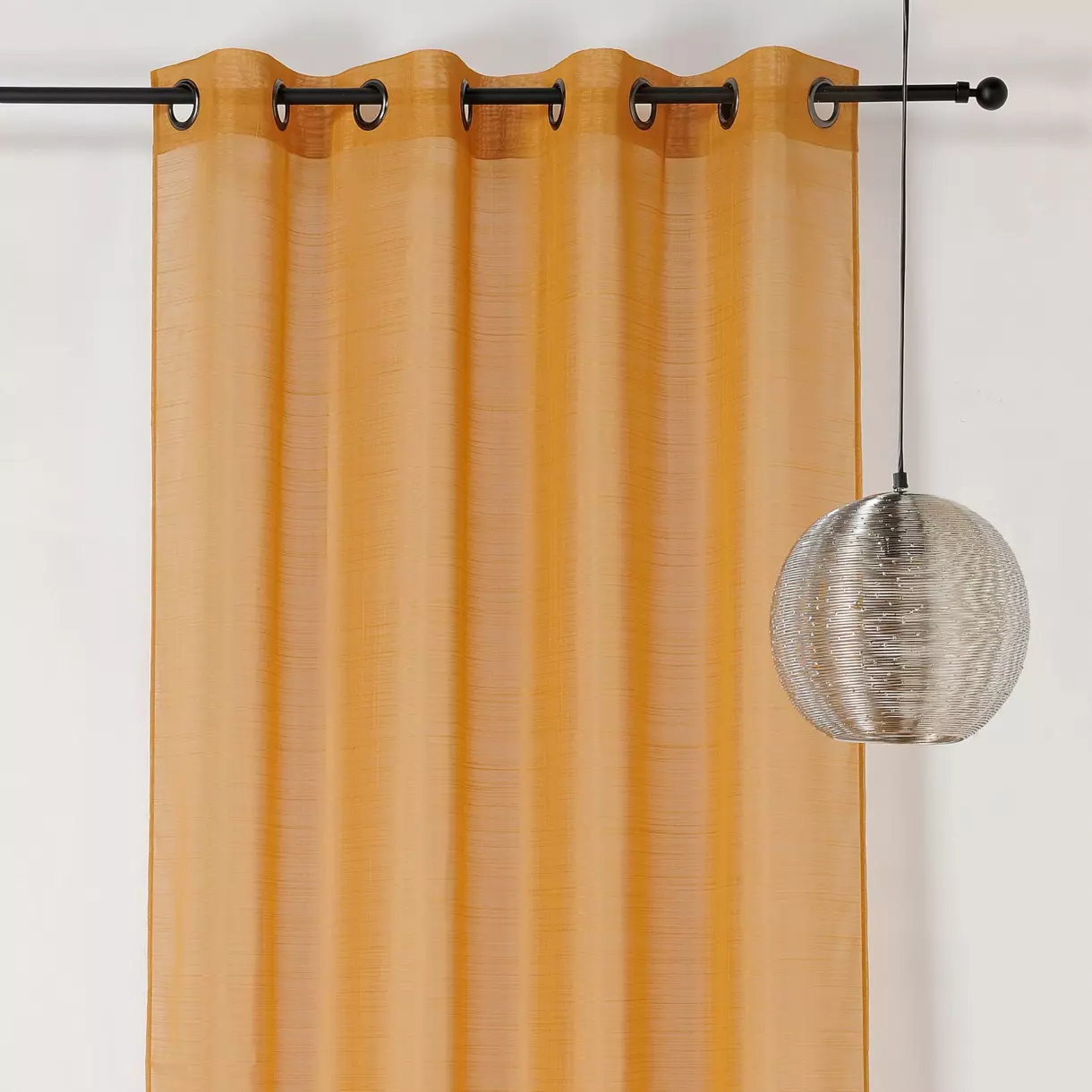 Vitrage (145 x 240 cm) Etamine Geel 1
