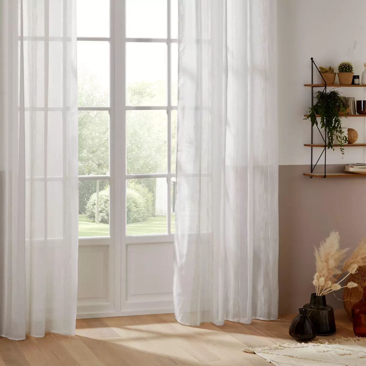 Voilage (140 x 240 cm) Haya Beige 1