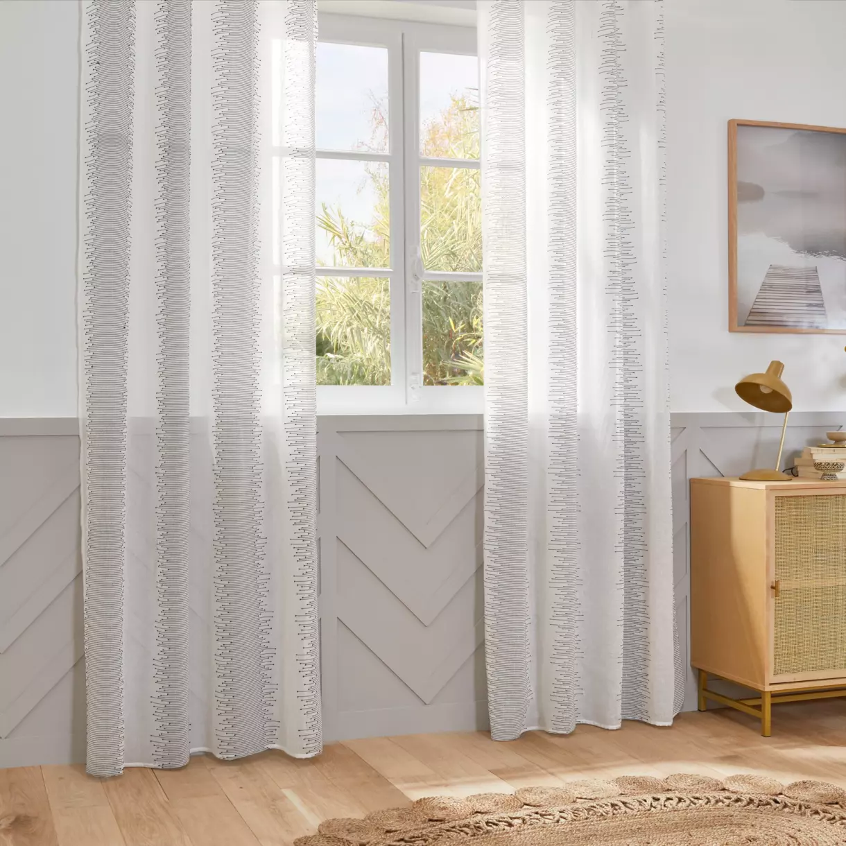 Visillo (140 x 240 cm) Liah Blanco 1
