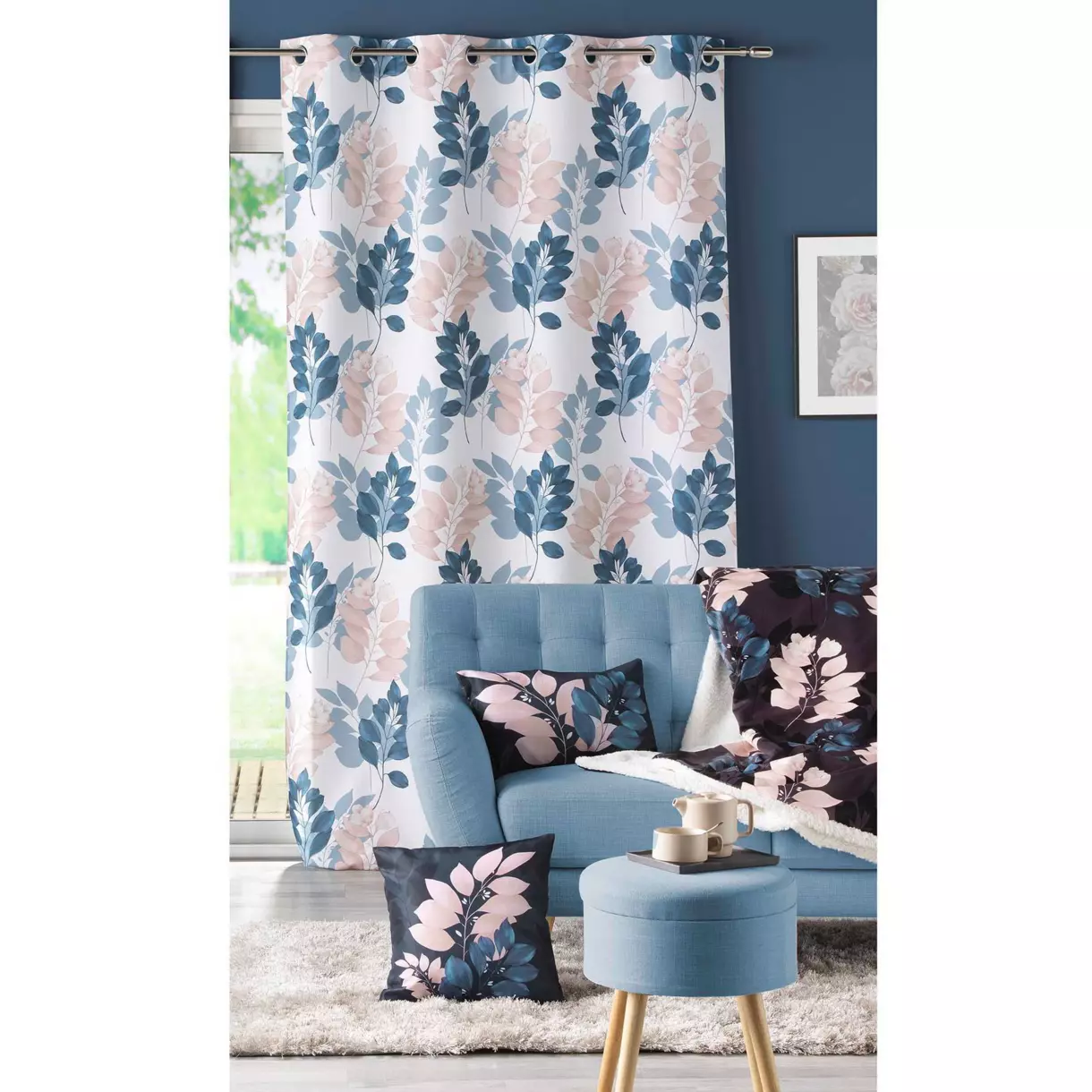 Rideau (140 x 280 cm) Belline Blanc 1