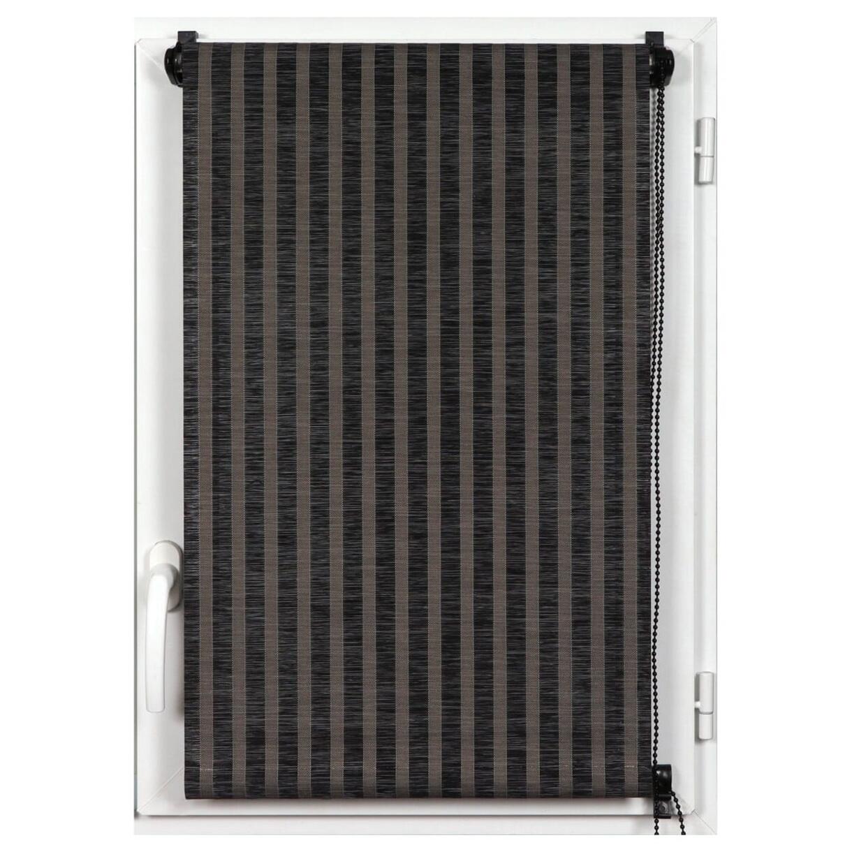 Tenda a rullo filtrante(60 x 180 cm)Strisce Noir 1