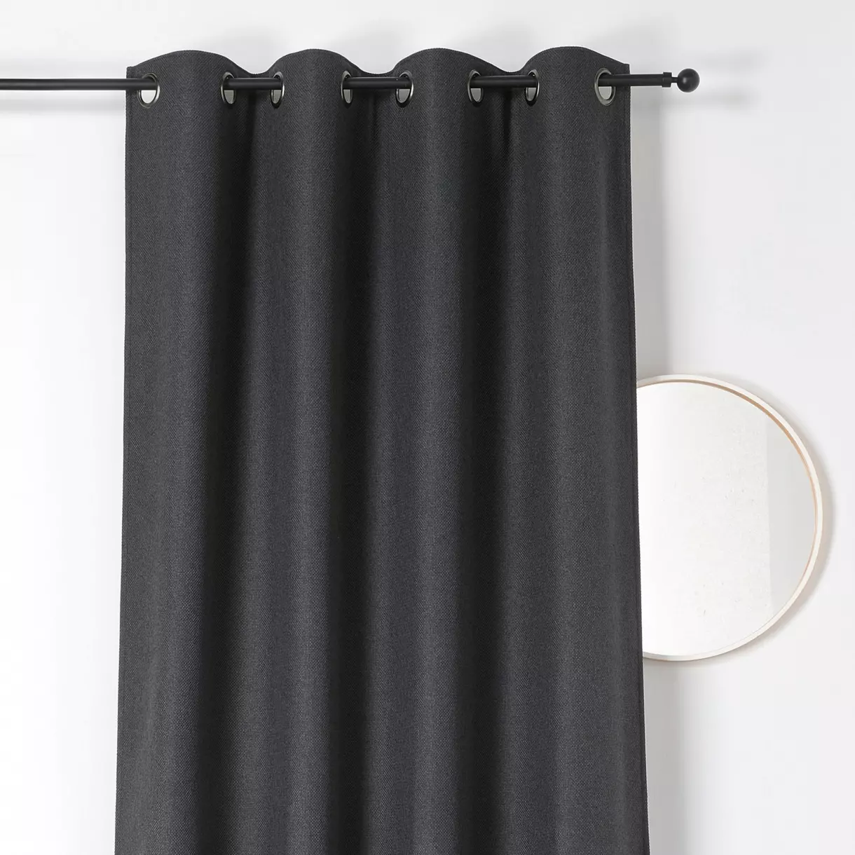 Isolerend verduisteringsgordijn (140 x 280 cm) Boréal Zwart