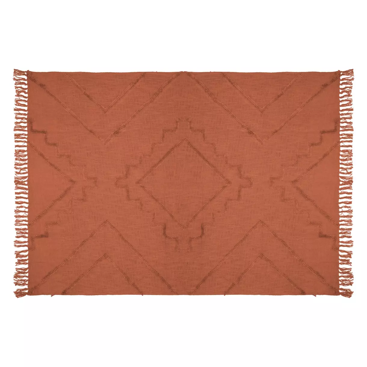 Sofadecke (180 cm) Inca Terrakotta 6