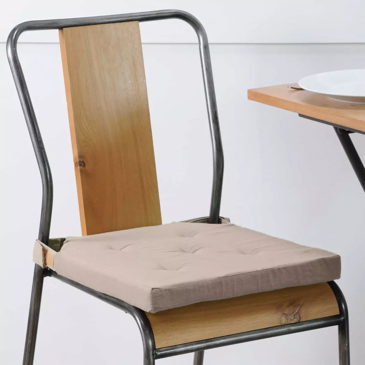 Cojín de silla con scratch Duo Lino 1