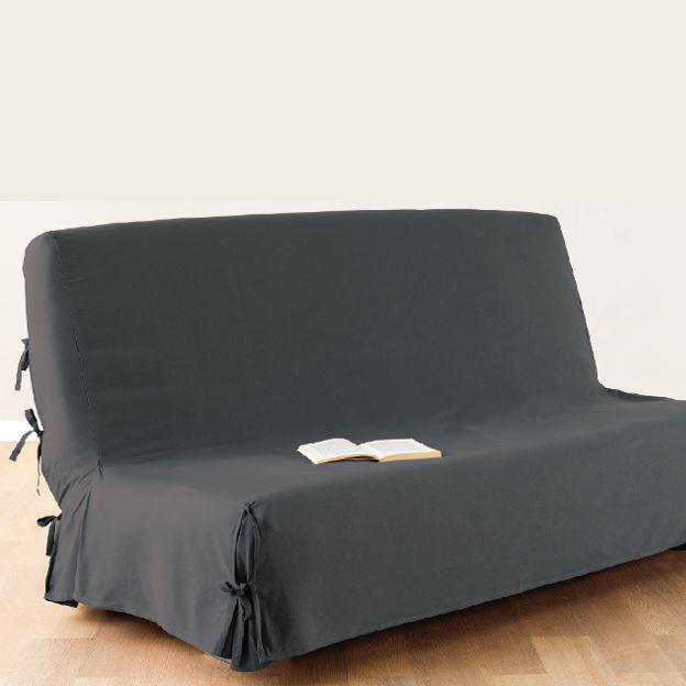 Funda para sofá-cama Carmina Gris oscuro 1