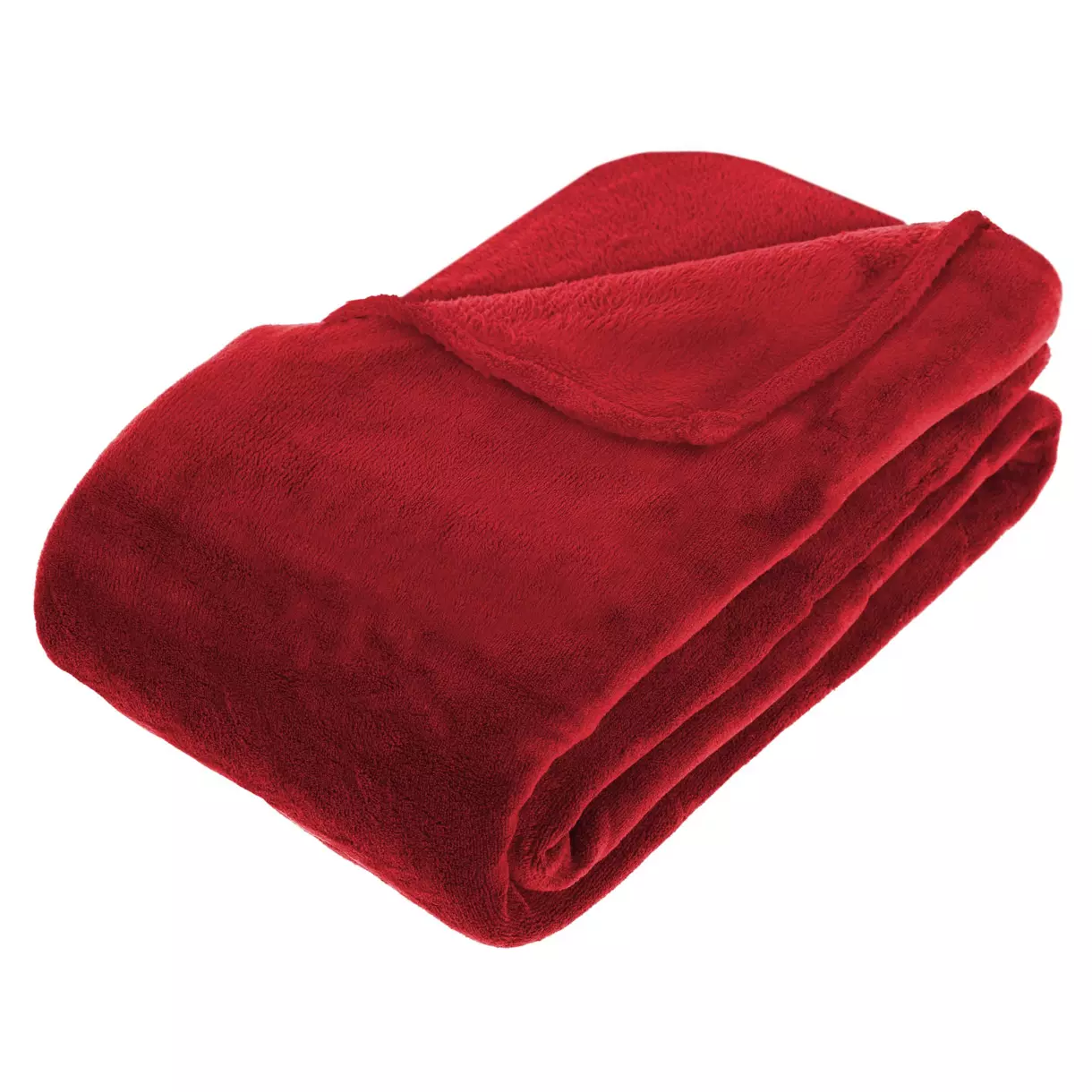 Plaid doux (230 cm) Tendresse Rouge 1