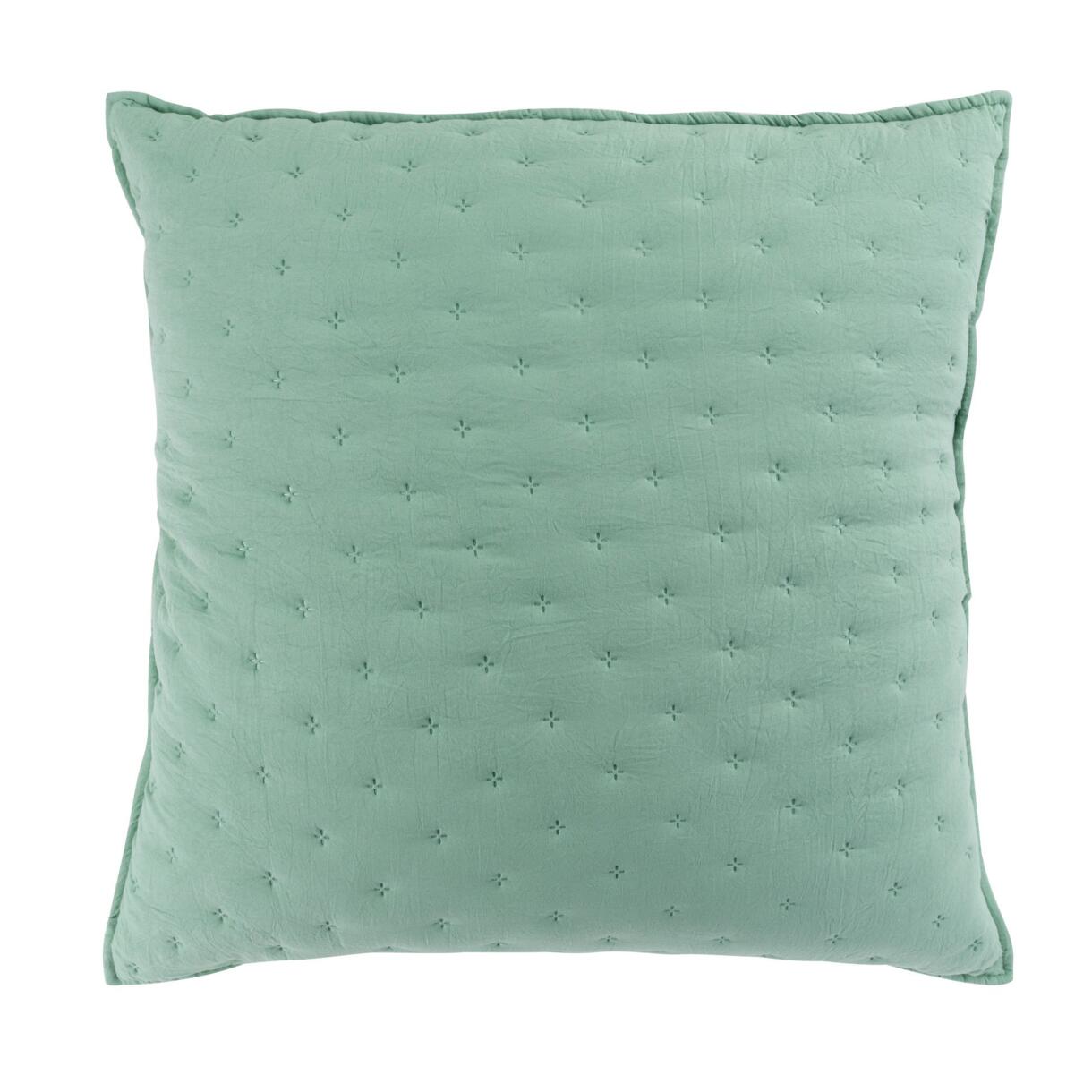 Fodera cuscino quadrato (60 cm) Mellow Chic Verde menta 1