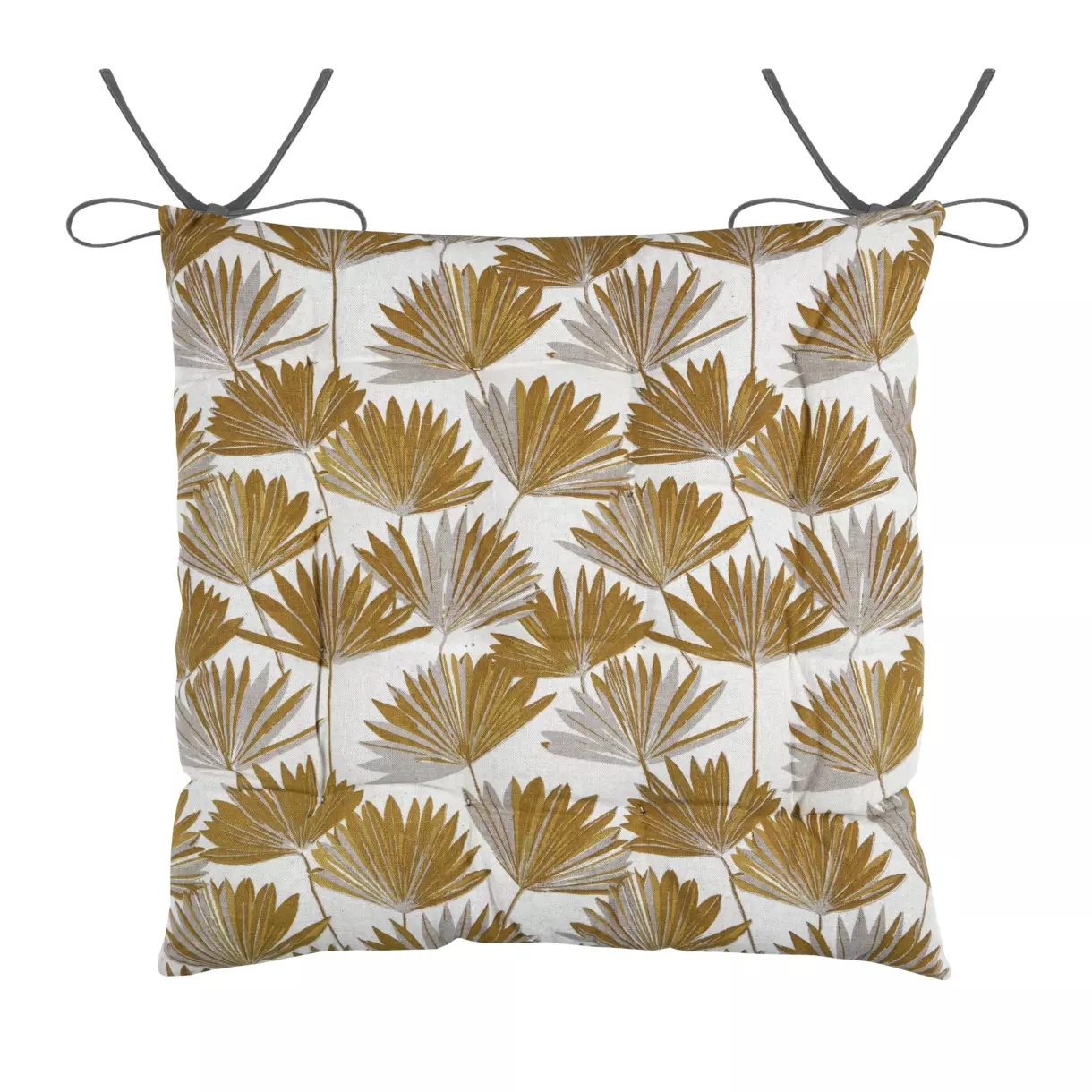 Cojín de silla Bako Amarillo mostaza