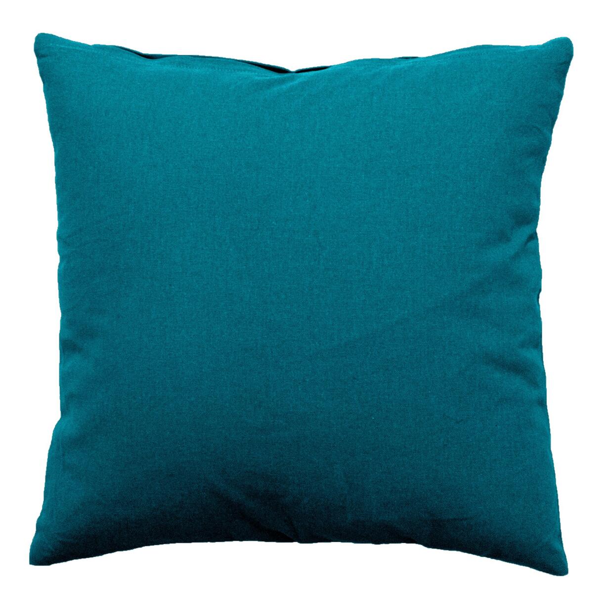 Cuscino quadrato (60 cm) Etna Blu anatra 1