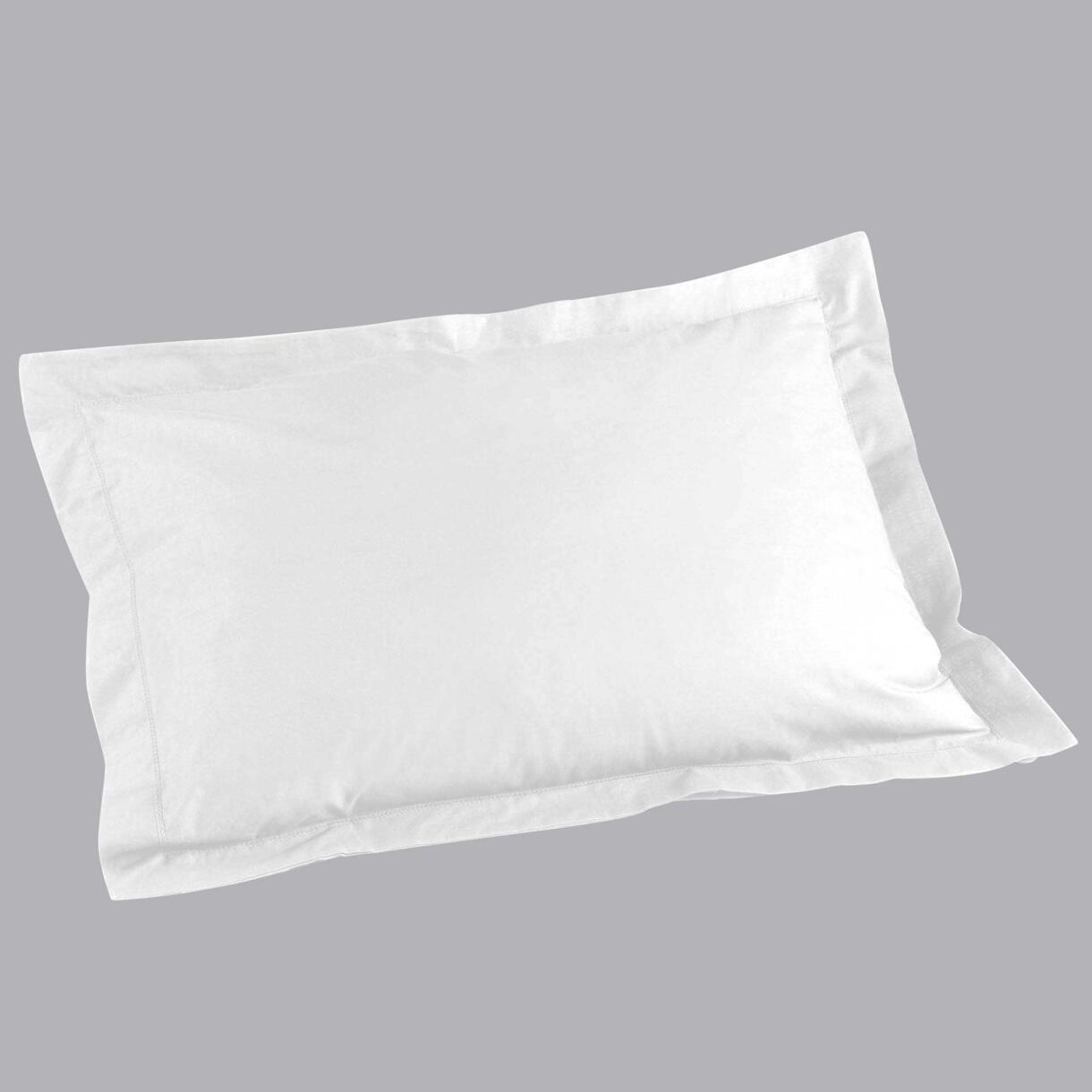 Funda de almohada rectangular en algodón bio (70 cm) Biolina Blanco 6