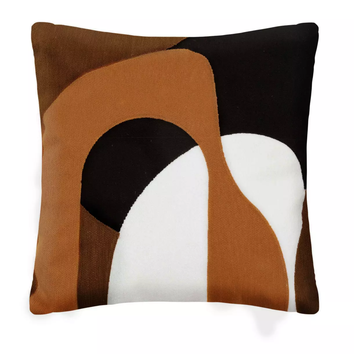 Coussin carré (45 cm) Hary Jaune ocre 1