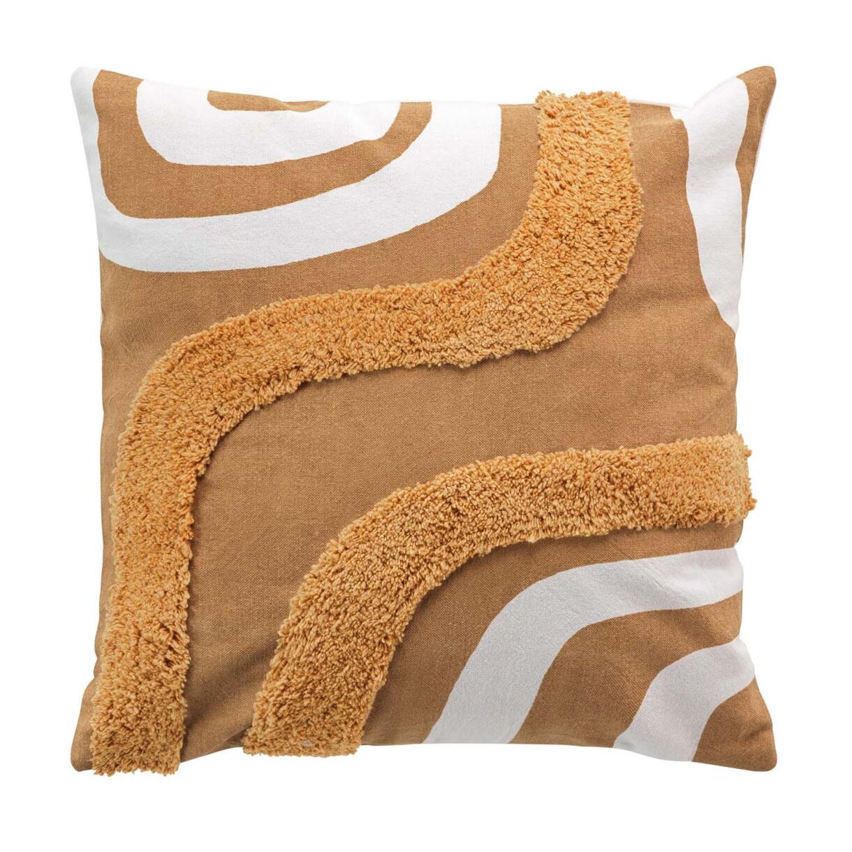 Fodera cuscino quadrato cotone (40 cm) Mirade Camel