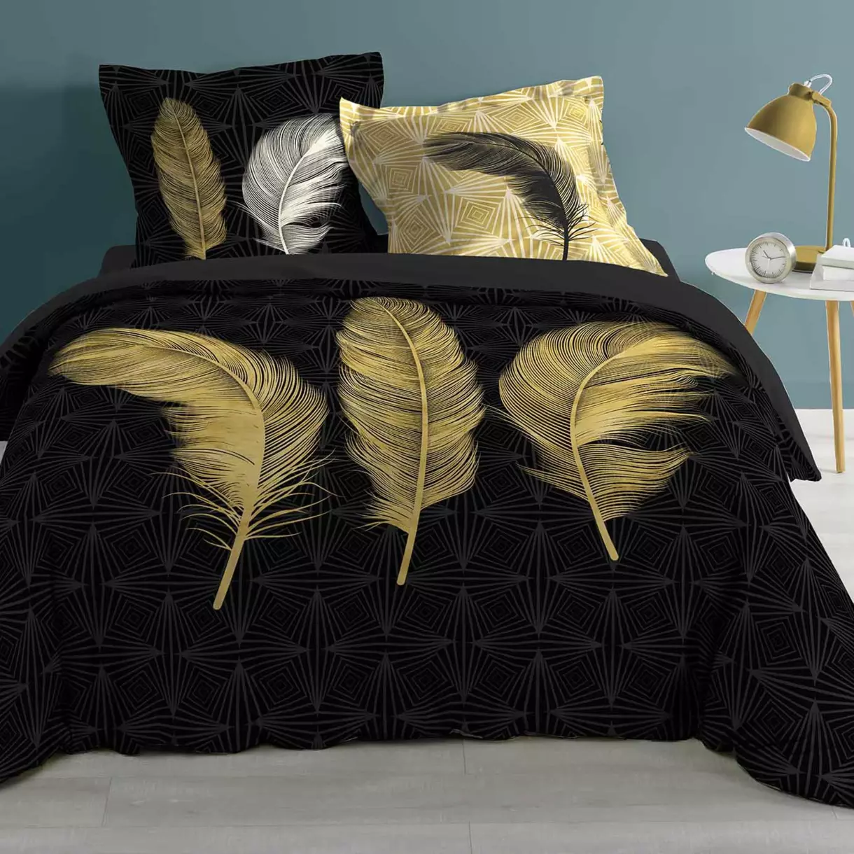 Funda nórdica y dos fundas para almohadones  (240 cm) Himalalove Amarillo 1