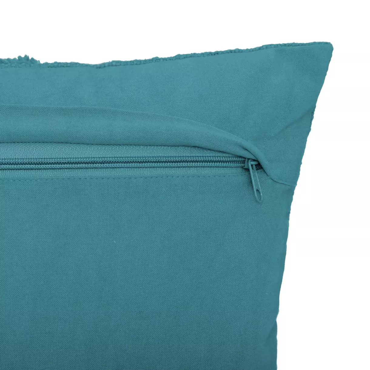 Coussin carré (40 cm) Inca Bleu canard 6