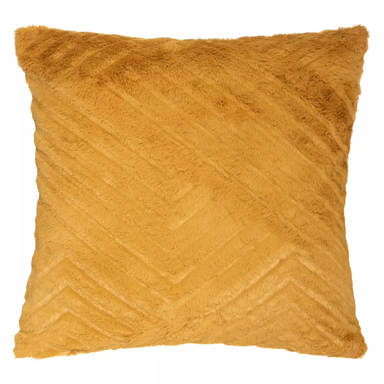 Cojín (45 cm) 3D Geo Amarillo Mostaza 1