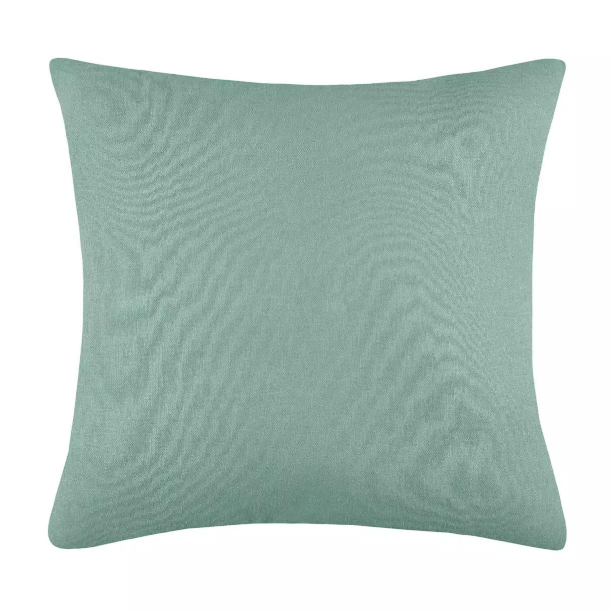 Coussin carré (50 cm) Duo Vert jade 1