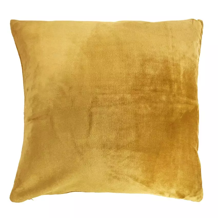 Funda de cojín (40 cm) Doudou Amarillo mostaza 1