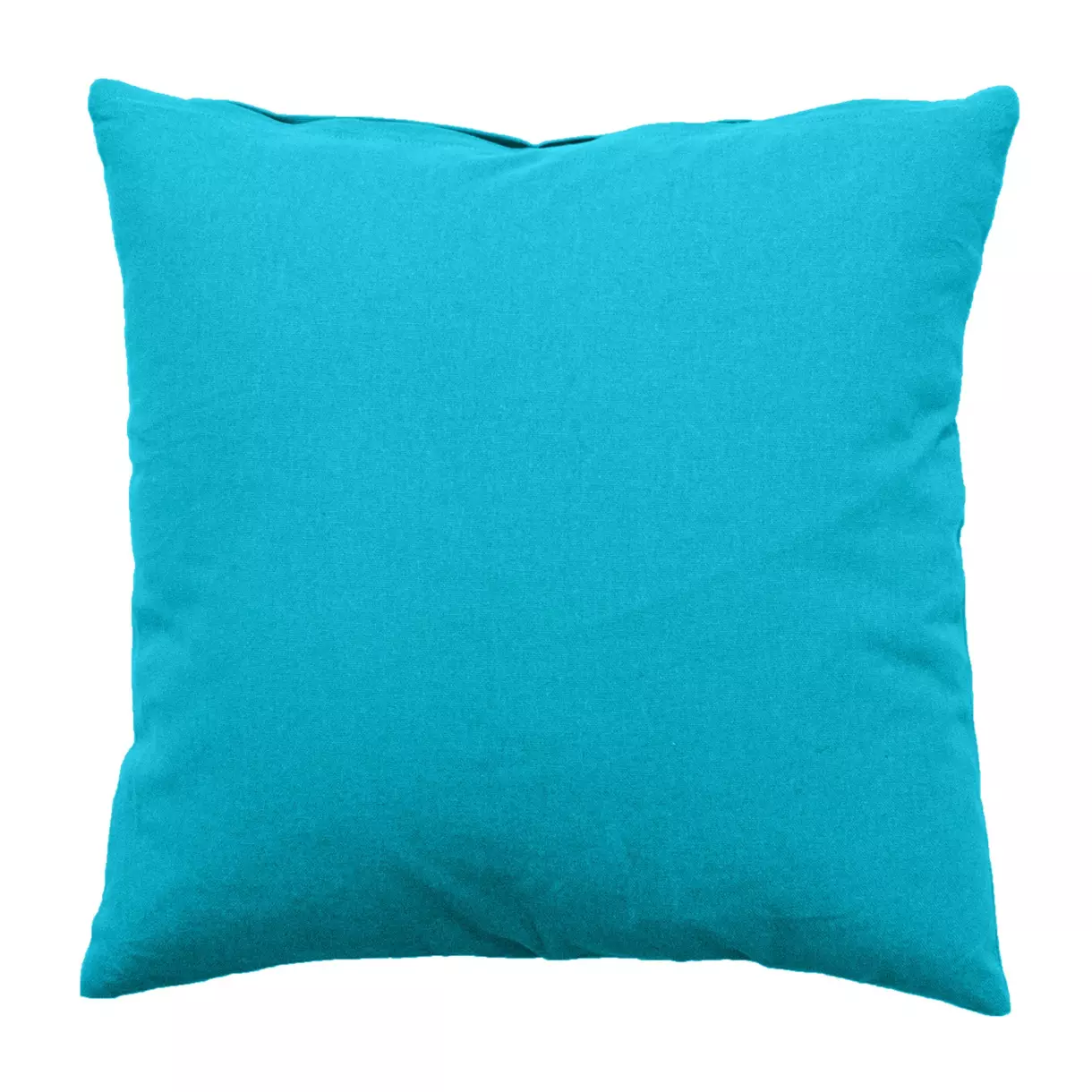 Coussin carré (40 cm) Etna Bleu turquoise 1