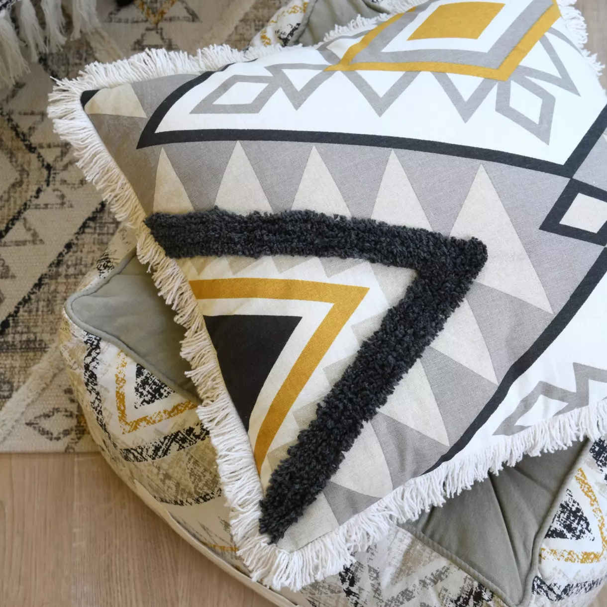 Cojín (40 cm) Kilim Topo 1