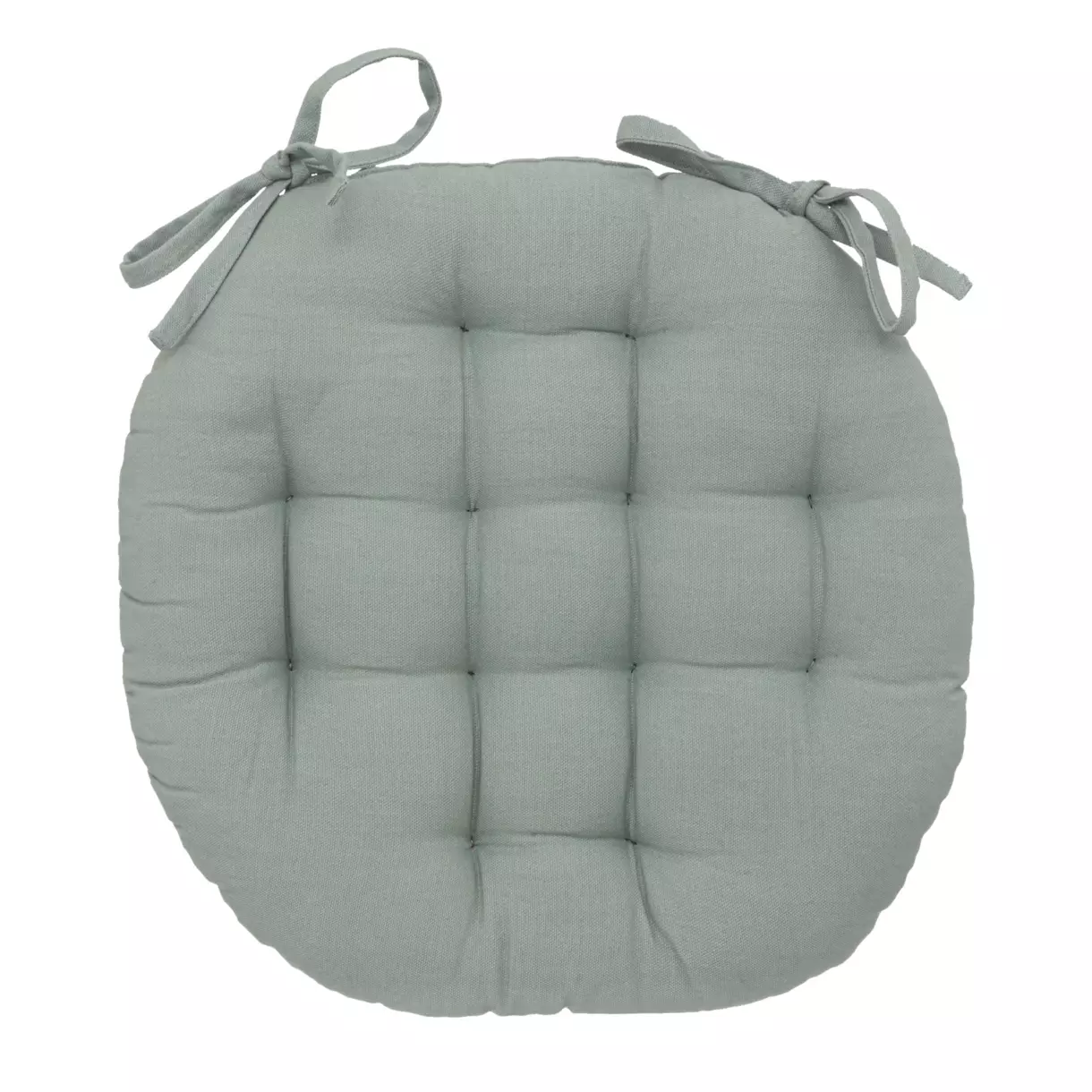 Cojín de silla redondo Anjali Verde celadón