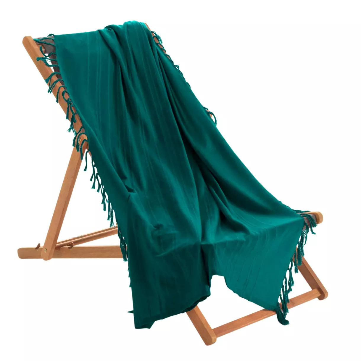 Jeté de canapé (150 cm) Lilia Vert canard 1