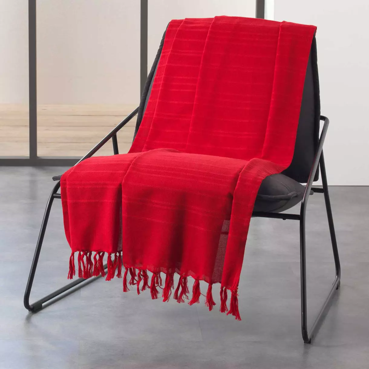 Manta  (150 cm) Lilia Rojo 1