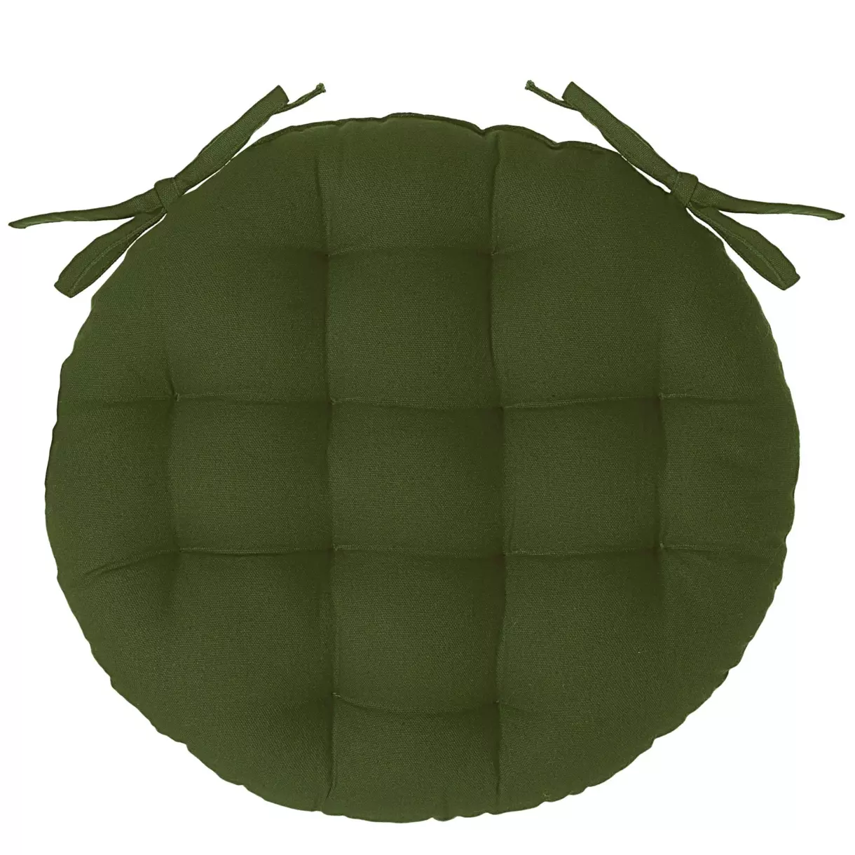 Cojín para silla redondo Datara Verde kaki 1