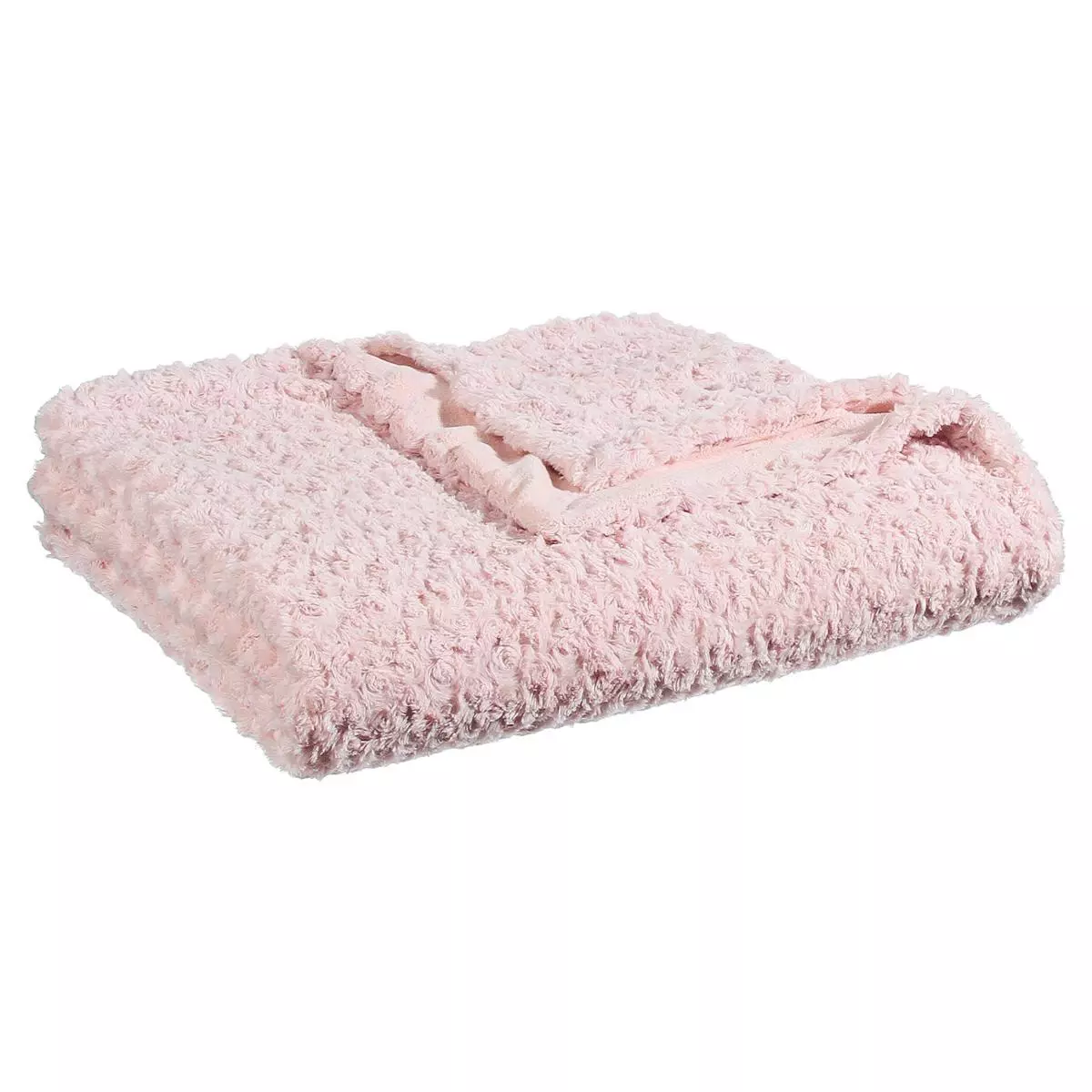 Manta suave (230 cm) Bouclée Rosa 1