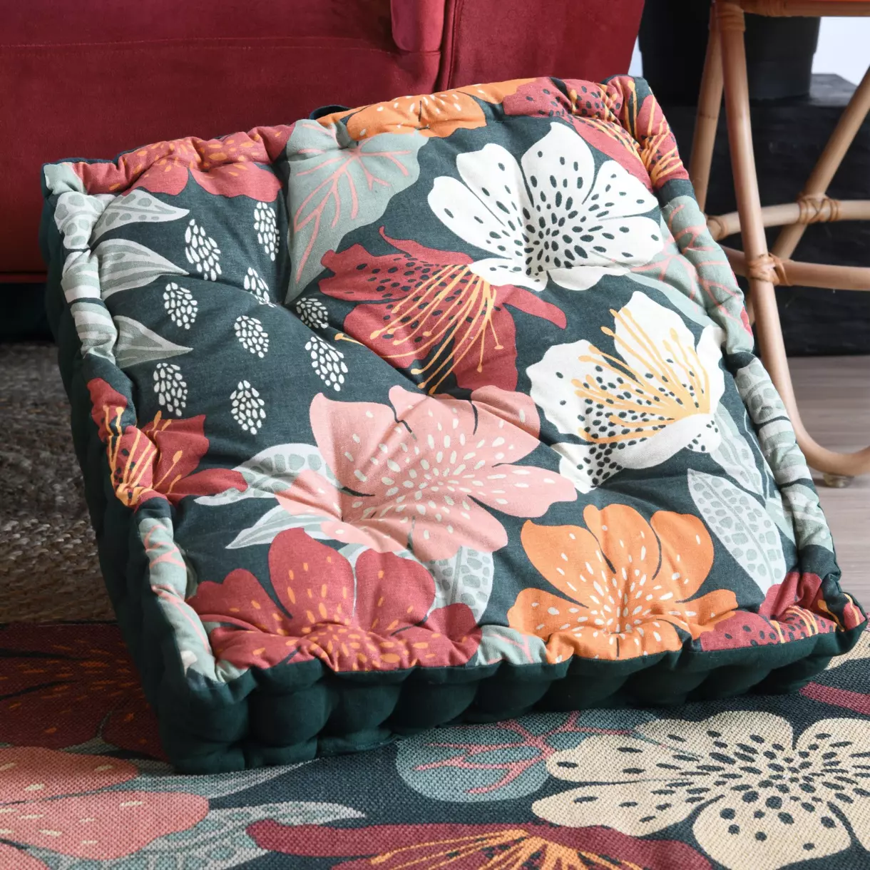Coussin de sol (45 cm) Ivanna Multicolore 1