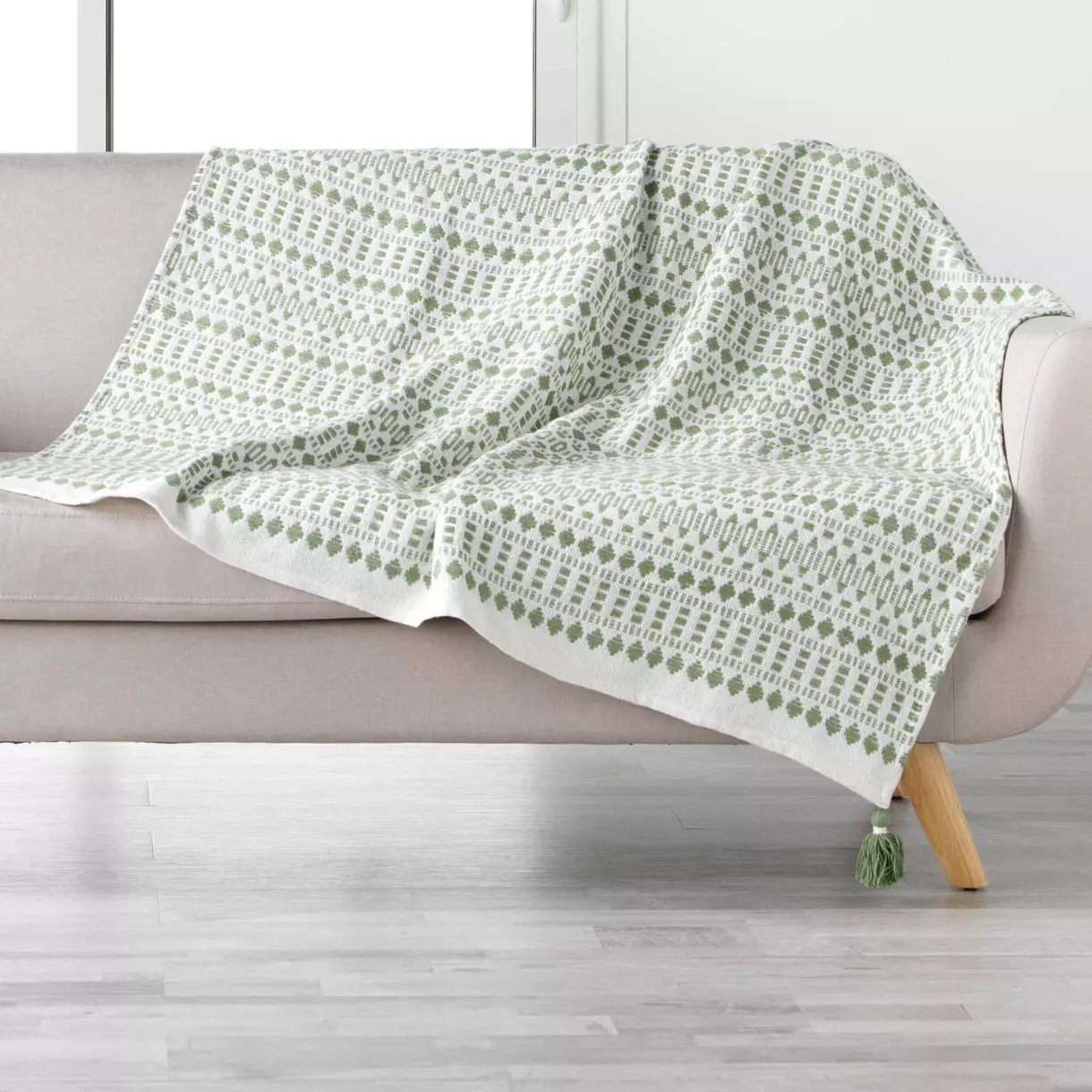 Jeté de canapé (150 cm) Maldives Vert 1