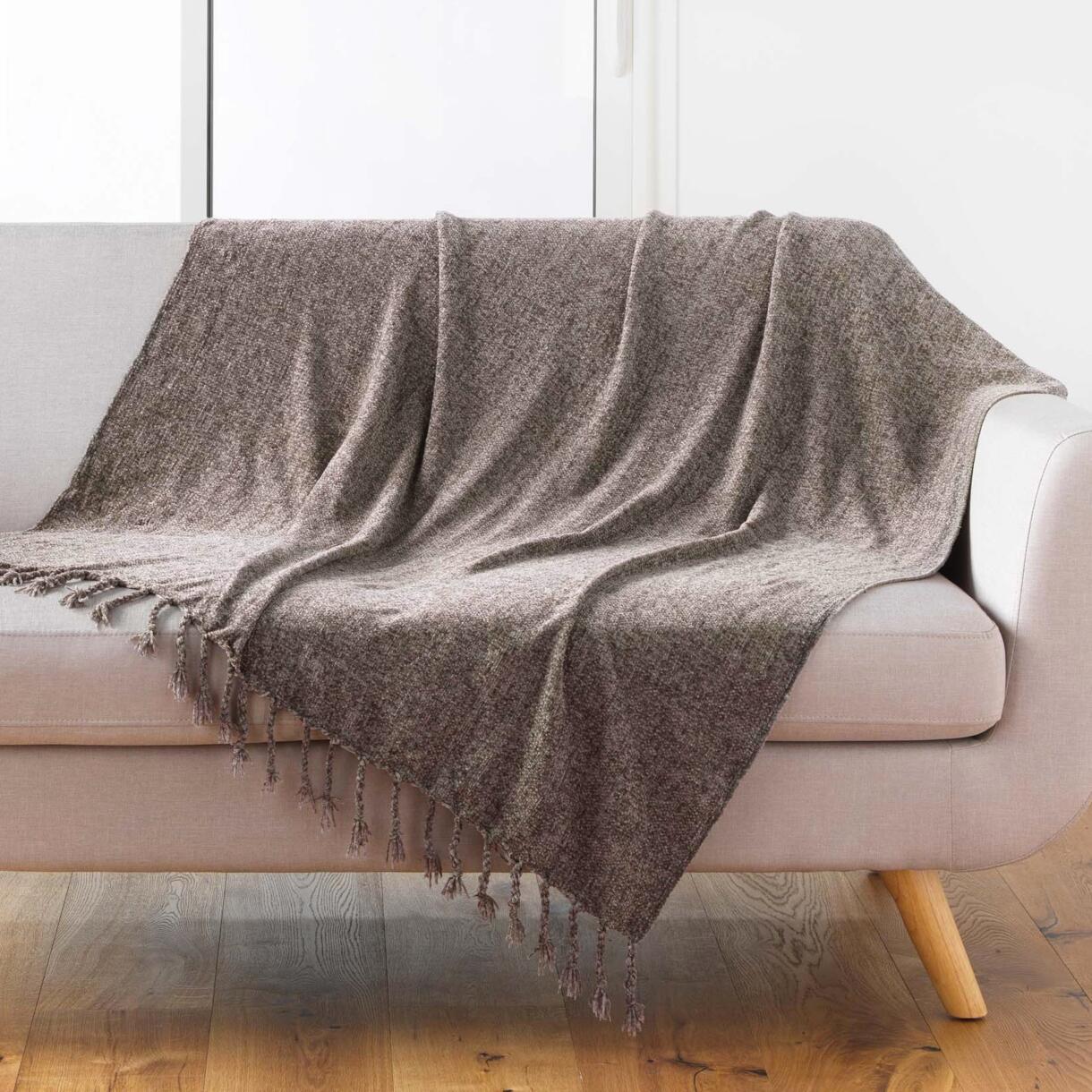 Manta de canapé (150 cm) Melissa Topo 1