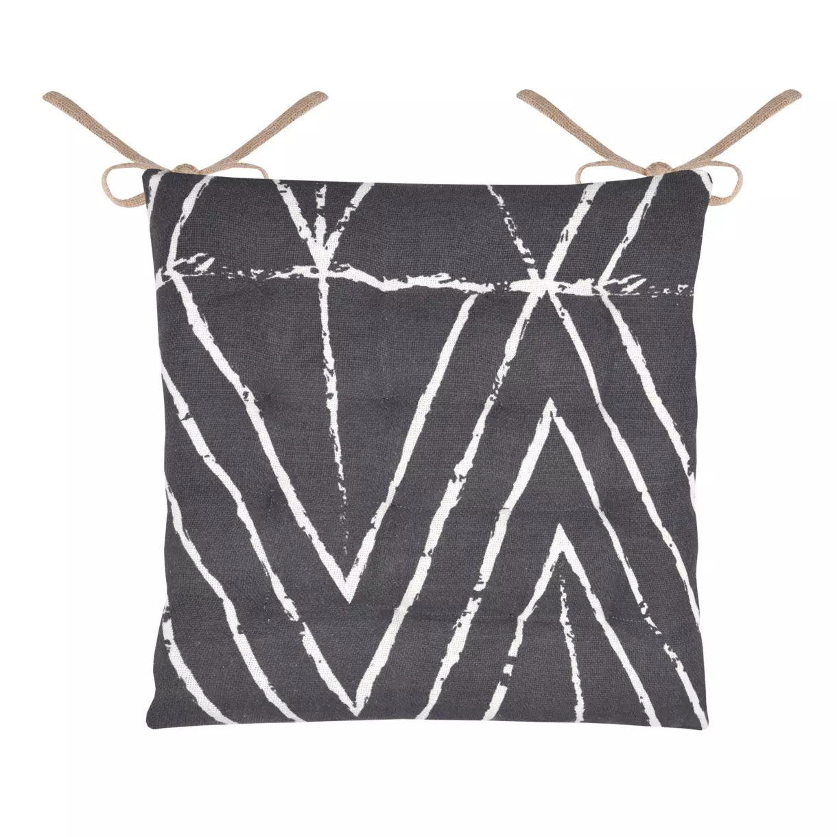 Coussin de chaise carré Tampa Gris ardoise