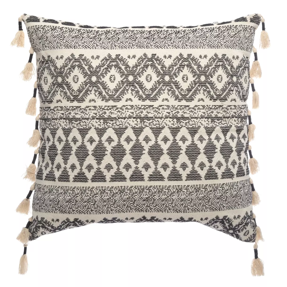 Coussin carré (60 cm) Ritual Noir 1